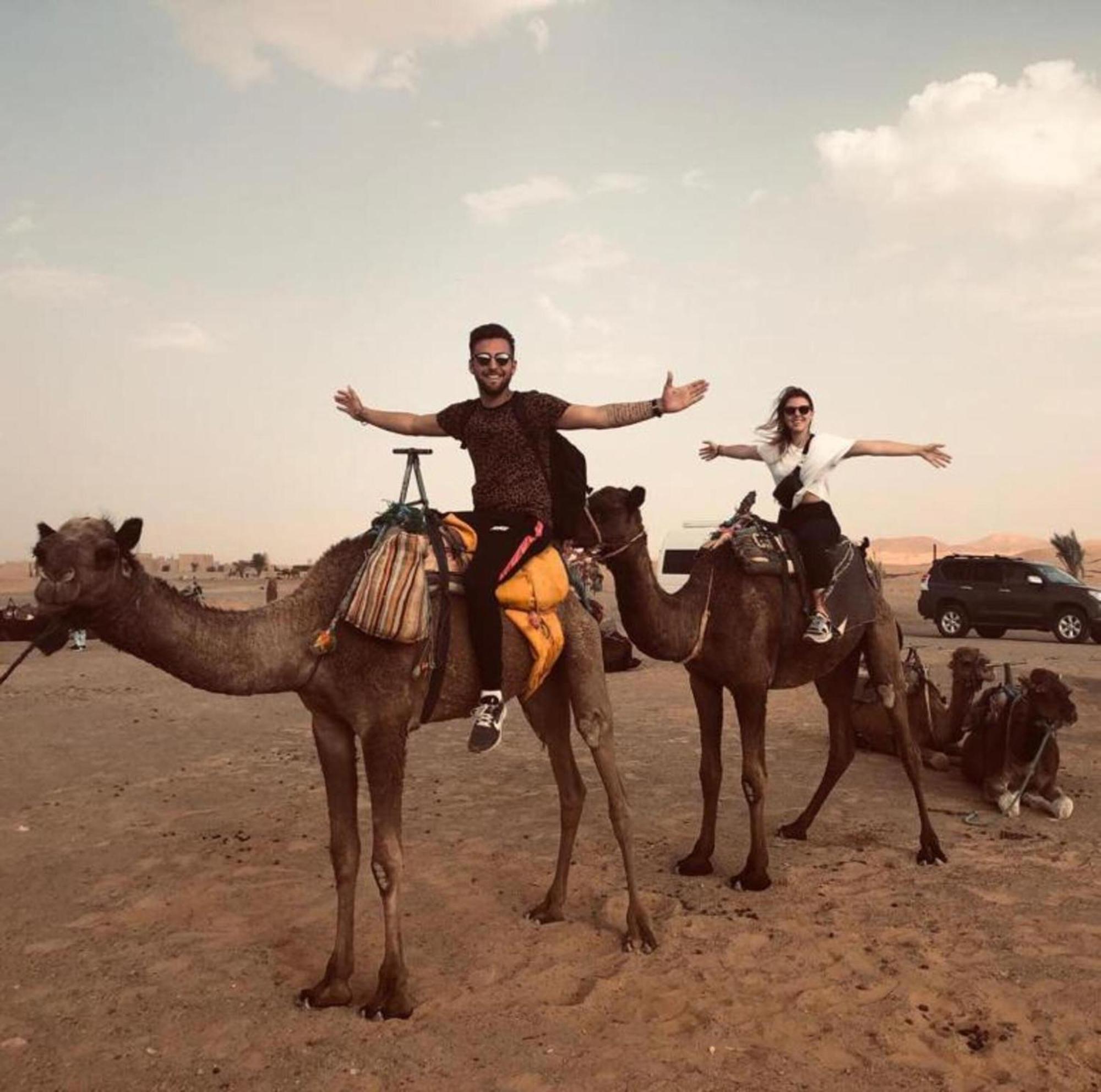 Camel Trekking Desert Camp Мерцуга Екстериор снимка