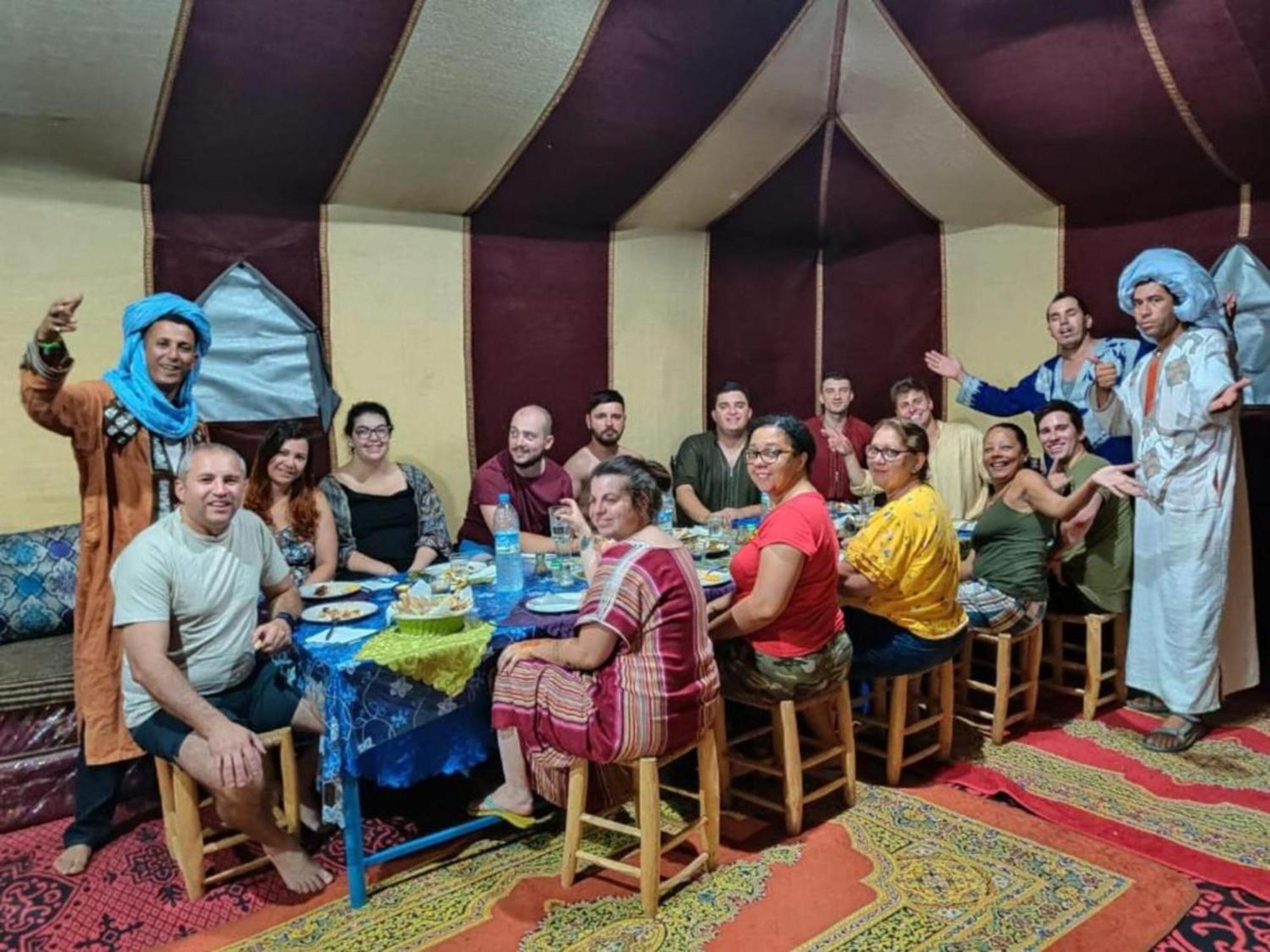 Camel Trekking Desert Camp Мерцуга Екстериор снимка