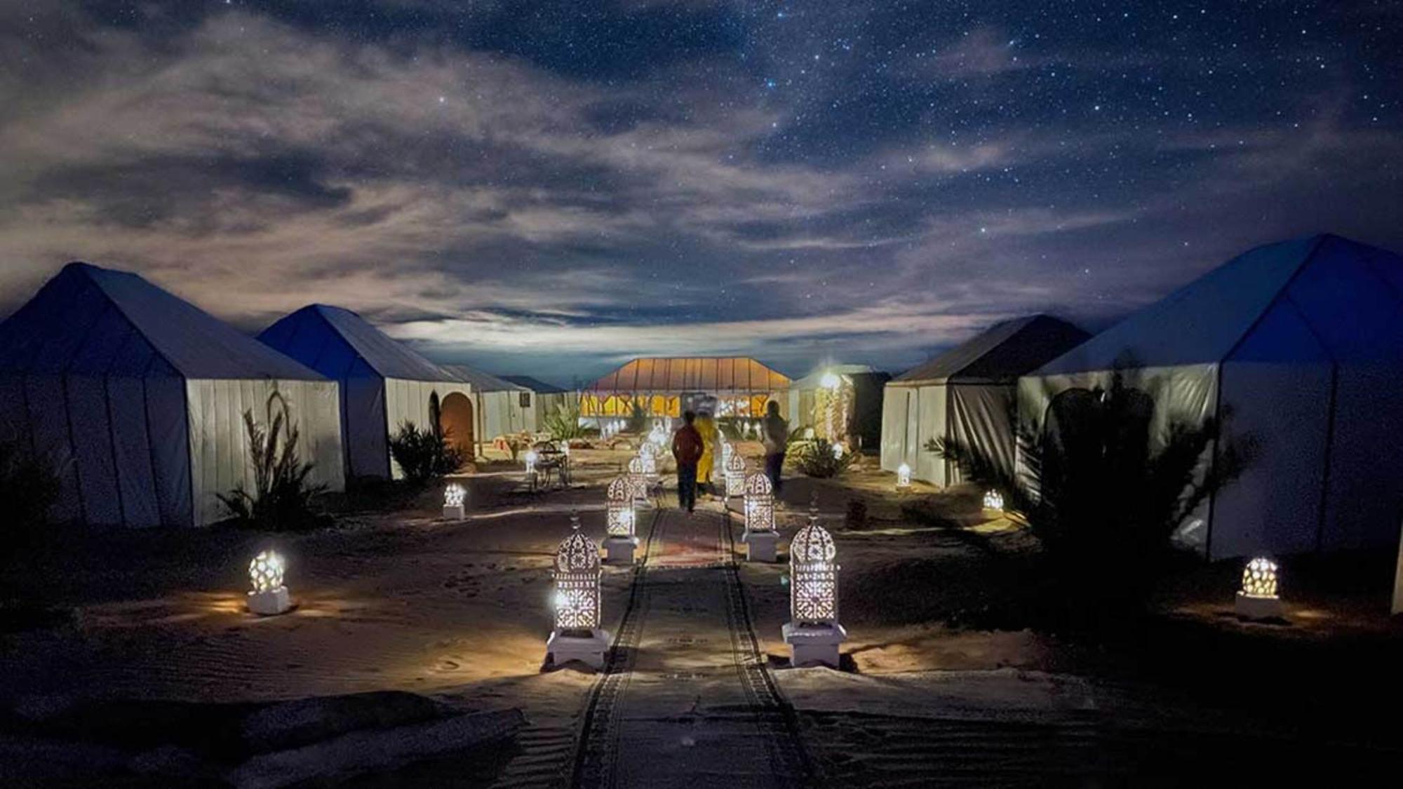Camel Trekking Desert Camp Мерцуга Екстериор снимка