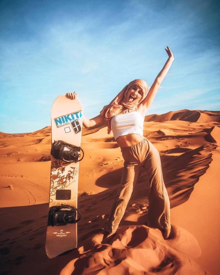 Camel Trekking Desert Camp Мерцуга Екстериор снимка